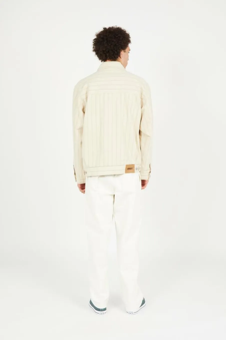 STRIPE ZIP - Veste | Beige*OBEY Sale