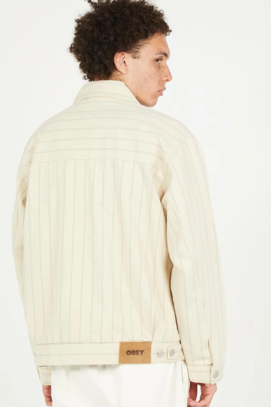 STRIPE ZIP - Veste | Beige*OBEY Sale