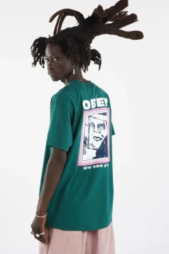 WE SEE YOU - T-shirt | Vert*OBEY Discount