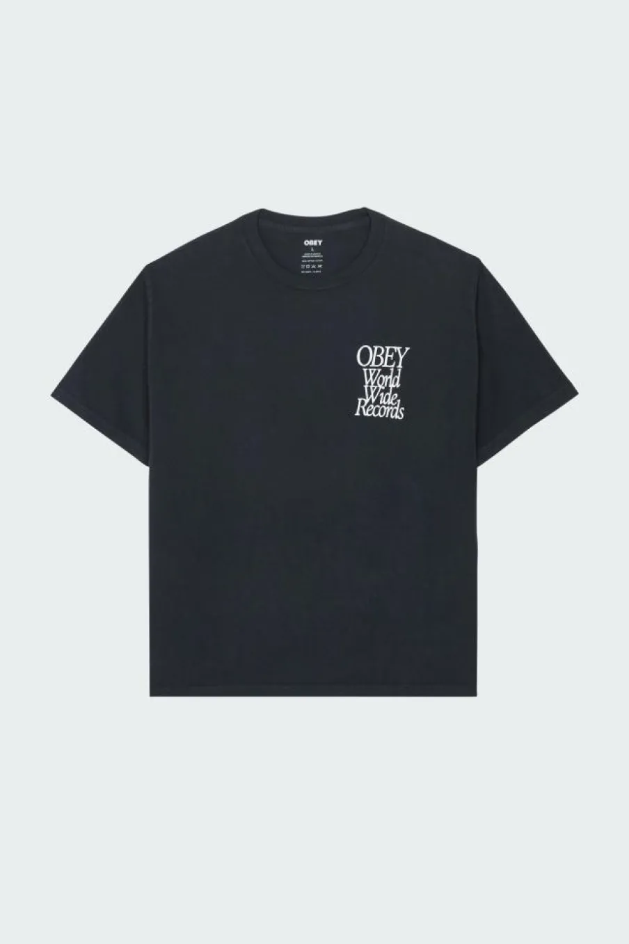 WORLDWIDE RECORDS - T-shirt | Noir*OBEY Sale