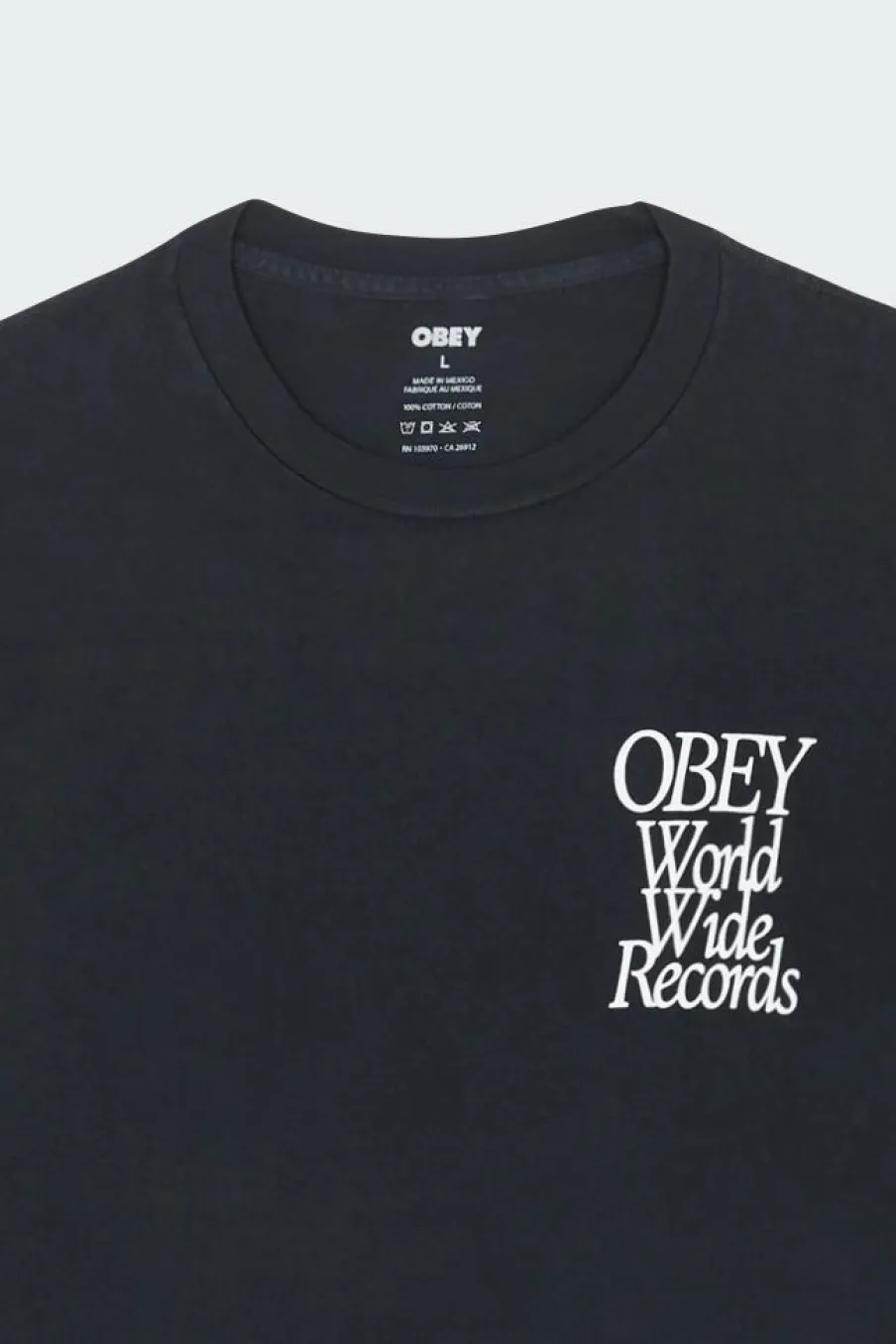 WORLDWIDE RECORDS - T-shirt | Noir*OBEY Sale