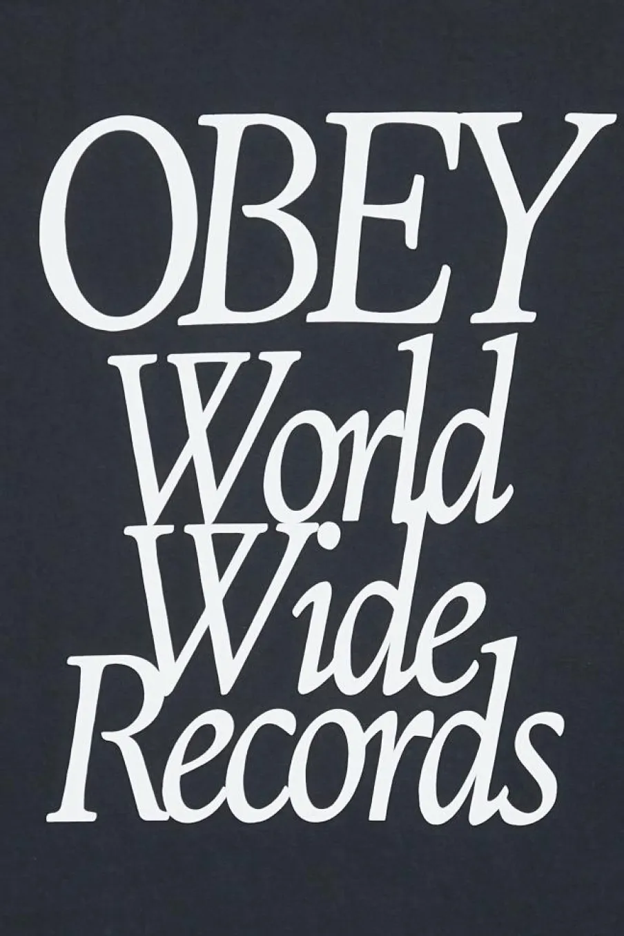 WORLDWIDE RECORDS - T-shirt | Noir*OBEY Sale