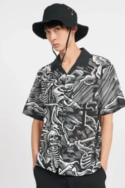 O'Brien Purgatory AOP - Chemise | Noir*SANTA CRUZ Online