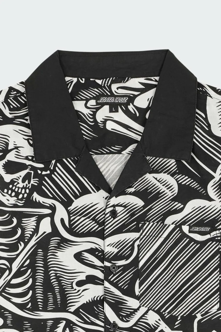 O'Brien Purgatory AOP - Chemise | Noir*SANTA CRUZ Online