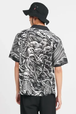 O'Brien Purgatory AOP - Chemise | Noir*SANTA CRUZ Online