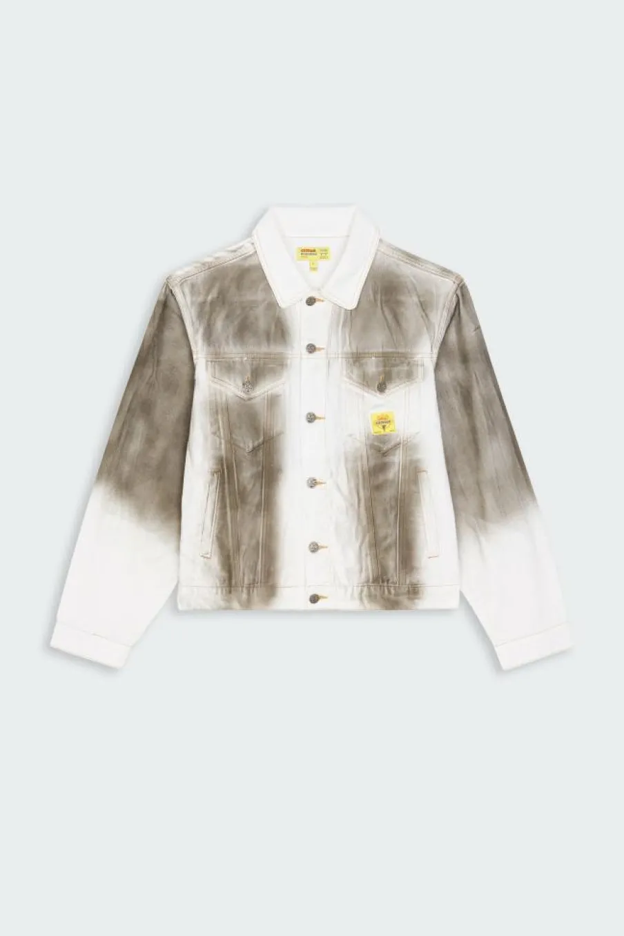 OIL STAINED TRUCKER - Veste | Blanc*ICE CREAM