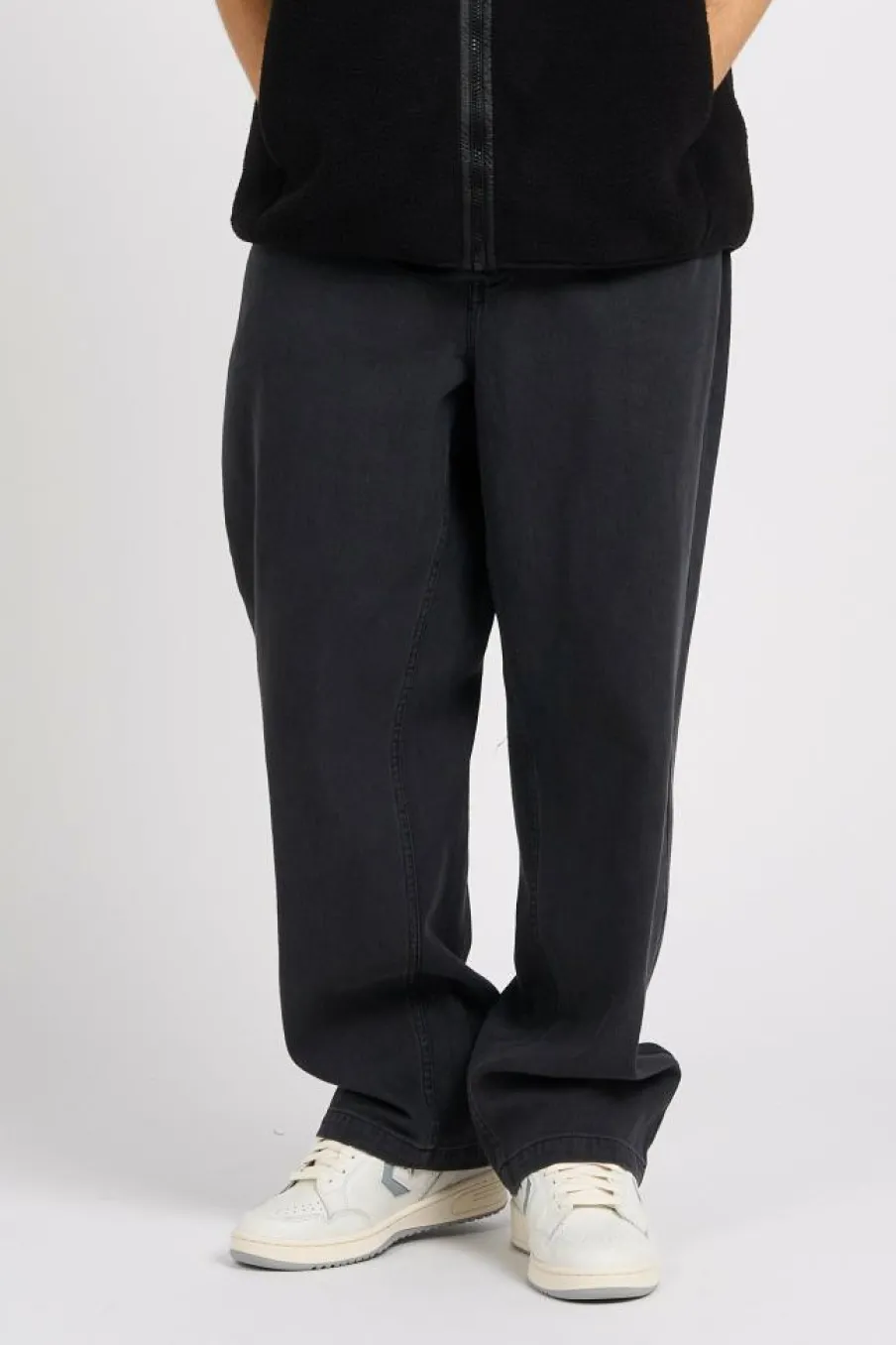 OPEN HEM BAGGY PANT - Jean | Noir*CONVERSE Clearance