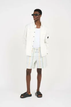 ORGANIC GABARDINE LENS - Chemise | Blanc*C.P. COMPANY