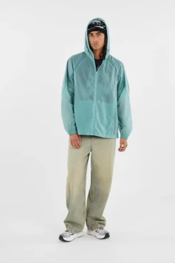 OVAL GLOBE LIGHT WEIGHT JACKET - Veste | Vert*LOST MANAGEMENT CITIES Hot