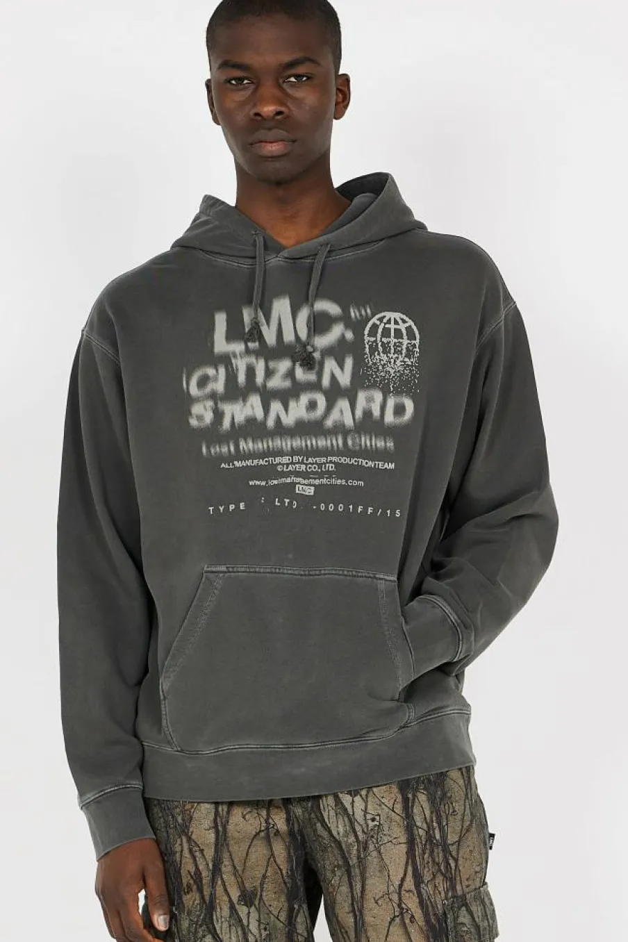 OVERDYED CITIZEN STANDARD - Hoodie | Gris*LOST MANAGEMENT CITIES Online