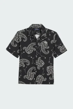 PAISLEY PRINT REVERE - Chemise | Noir*FRED PERRY Hot