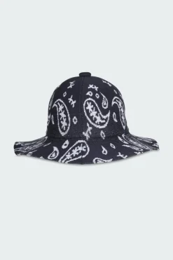 PAISLEY WIDE BRIM CASUAL - Bob | Bleu*KANGOL Discount