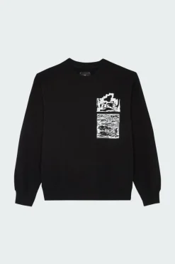 Panku - Sweatshirt | Noir*EDWIN Clearance