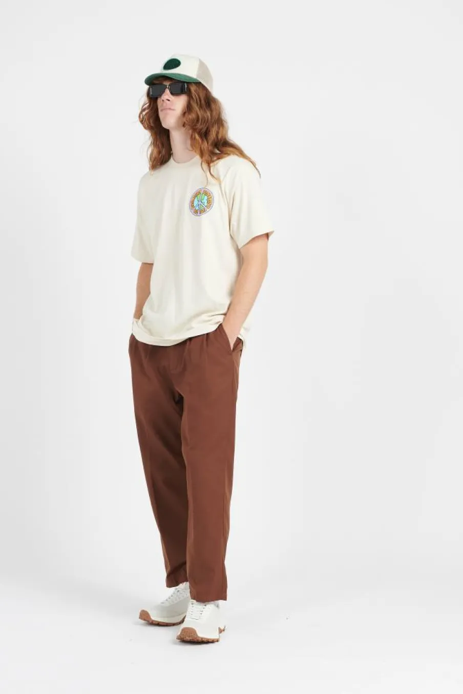 PEACE & UNIT CRM - T-shirt | Beige*OBEY Hot