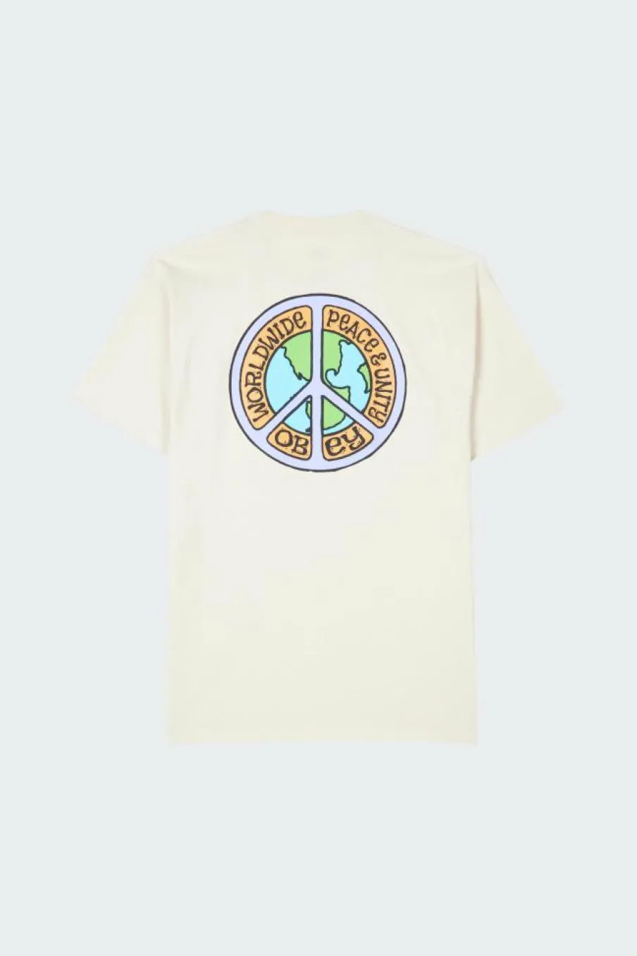 PEACE & UNIT CRM - T-shirt | Beige*OBEY Hot