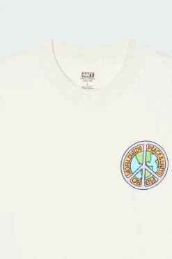 PEACE & UNIT CRM - T-shirt | Beige*OBEY Hot