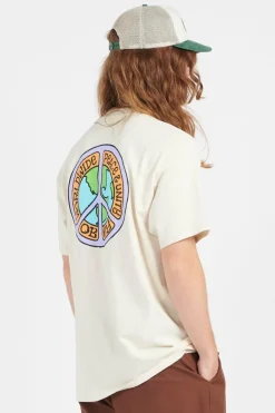 PEACE & UNIT CRM - T-shirt | Beige*OBEY Hot