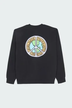 PEACE AND UNITY CREW - Sweatshirt | Noir*OBEY Clearance