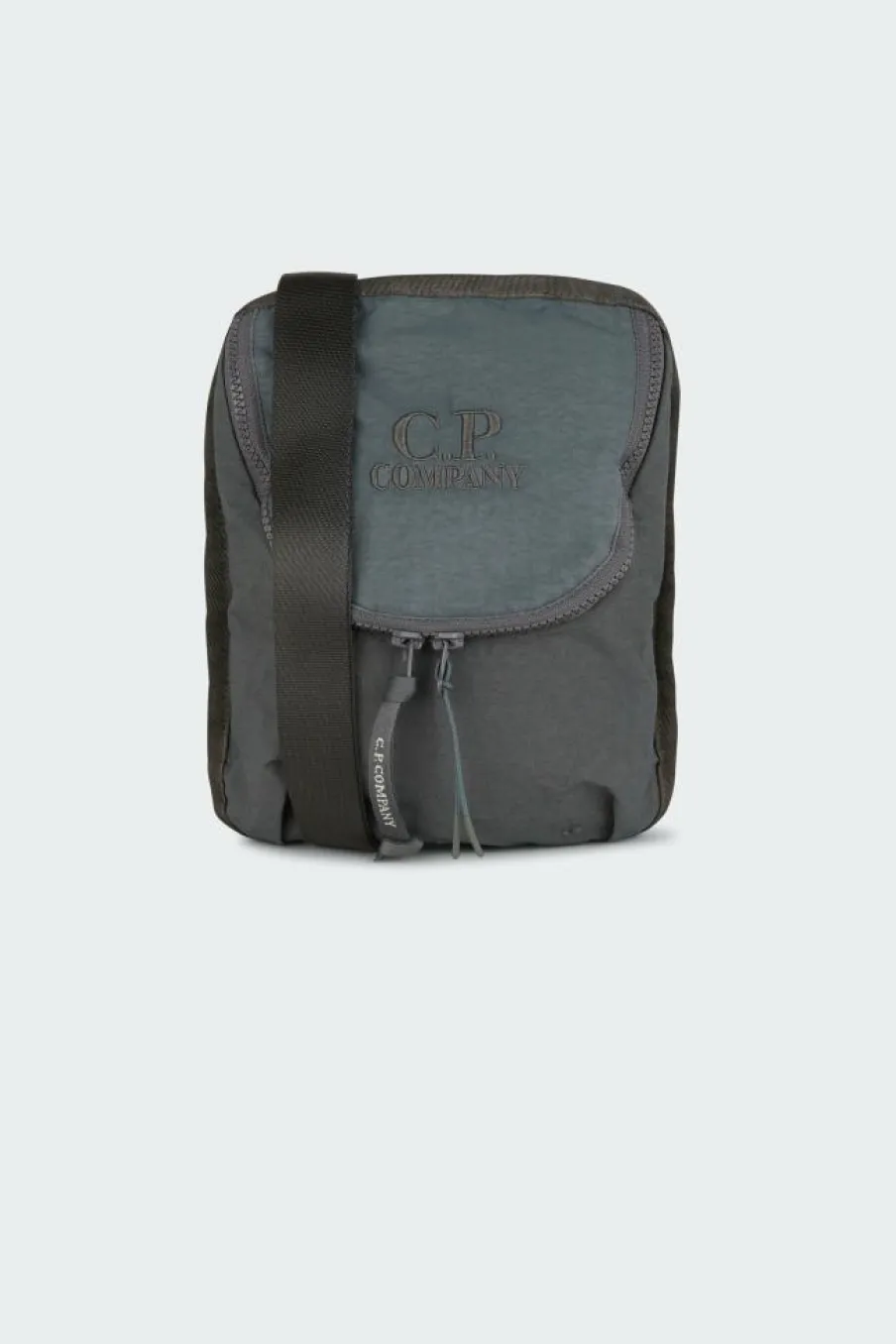 PLAIN PAPER TOUCH SHOULDER BAG - Sac bandouilière | Gris*C.P. COMPANY