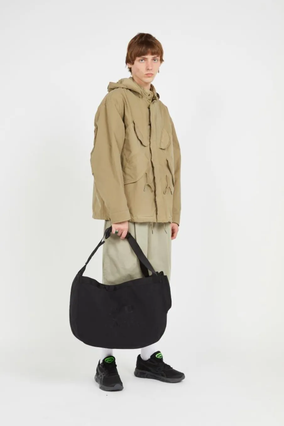 PLAIN PAPER TOUCH ZIPPED BAG - Sac cabas | Noir*C.P. COMPANY Clearance