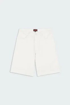 PLASTER BAGGY SHORTS - Short | Blanc*PLEASURES New