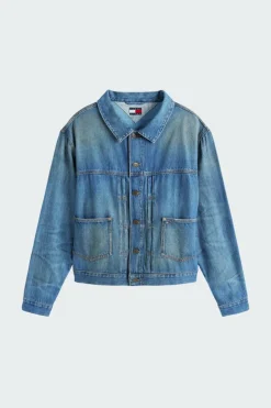 PLEATED TRUCKER JACK - Veste | Bleu*TOMMY JEANS Best