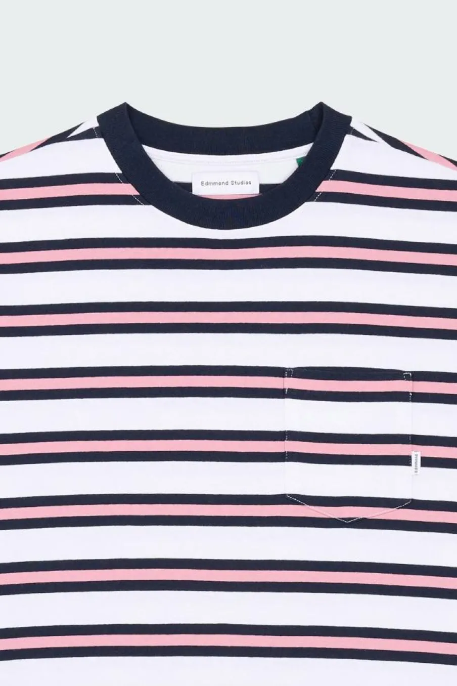 POCKET CORE STRIPES - T-shirt | Bleu*EDMMOND STUDIOS Outlet