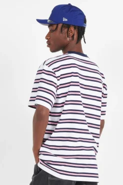 POCKET CORE STRIPES - T-shirt | Bleu*EDMMOND STUDIOS Outlet