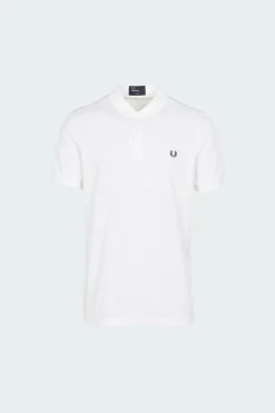 Polo slim-fit en coton piqué | Blanc*FRED PERRY Discount