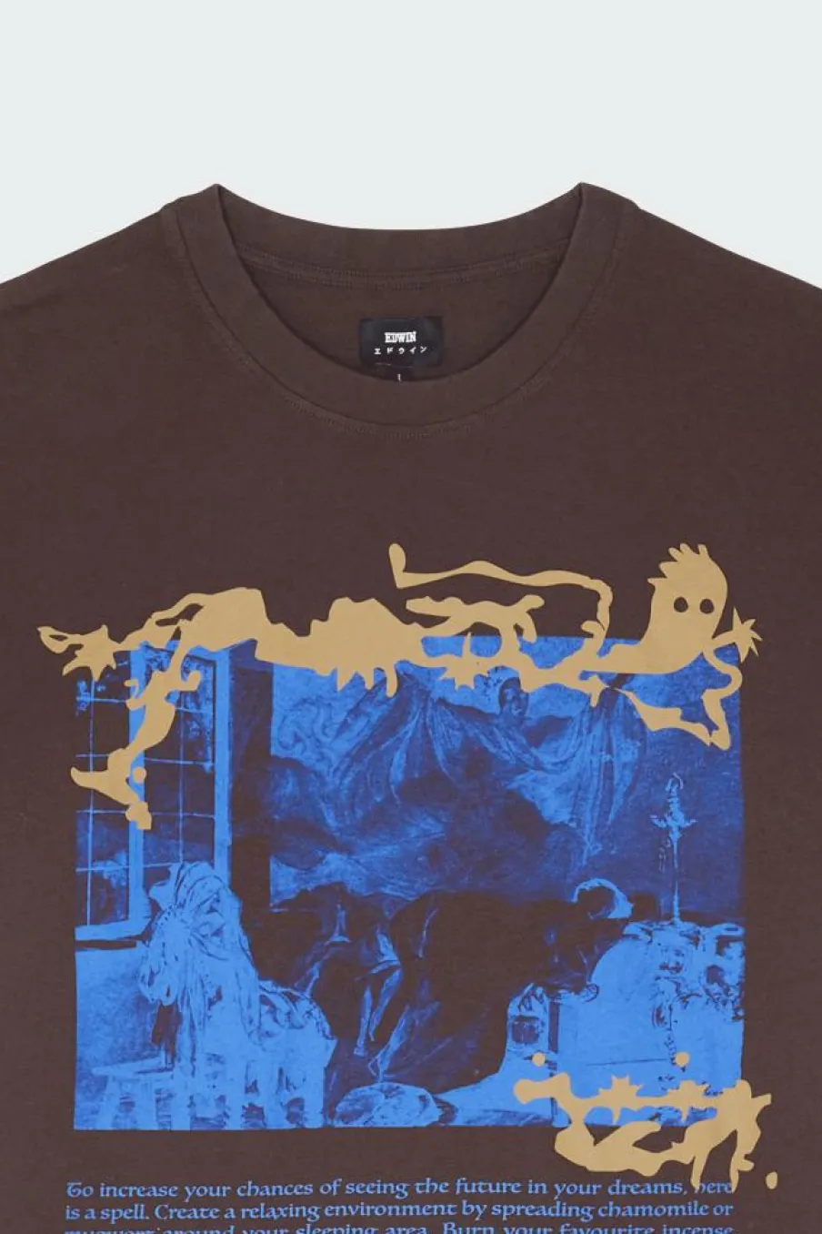 PROPHETIC DREAMS - T-shirt | Marron*EDWIN Online