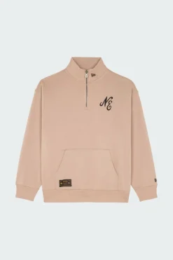 QUARTER ZIP NEWERA - Sweatshirt | Beige*NEW ERA Discount