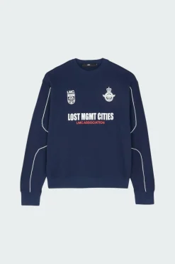 RACING SWEATSHIRT - Sweatshirt | Bleu*LOST MANAGEMENT CITIES