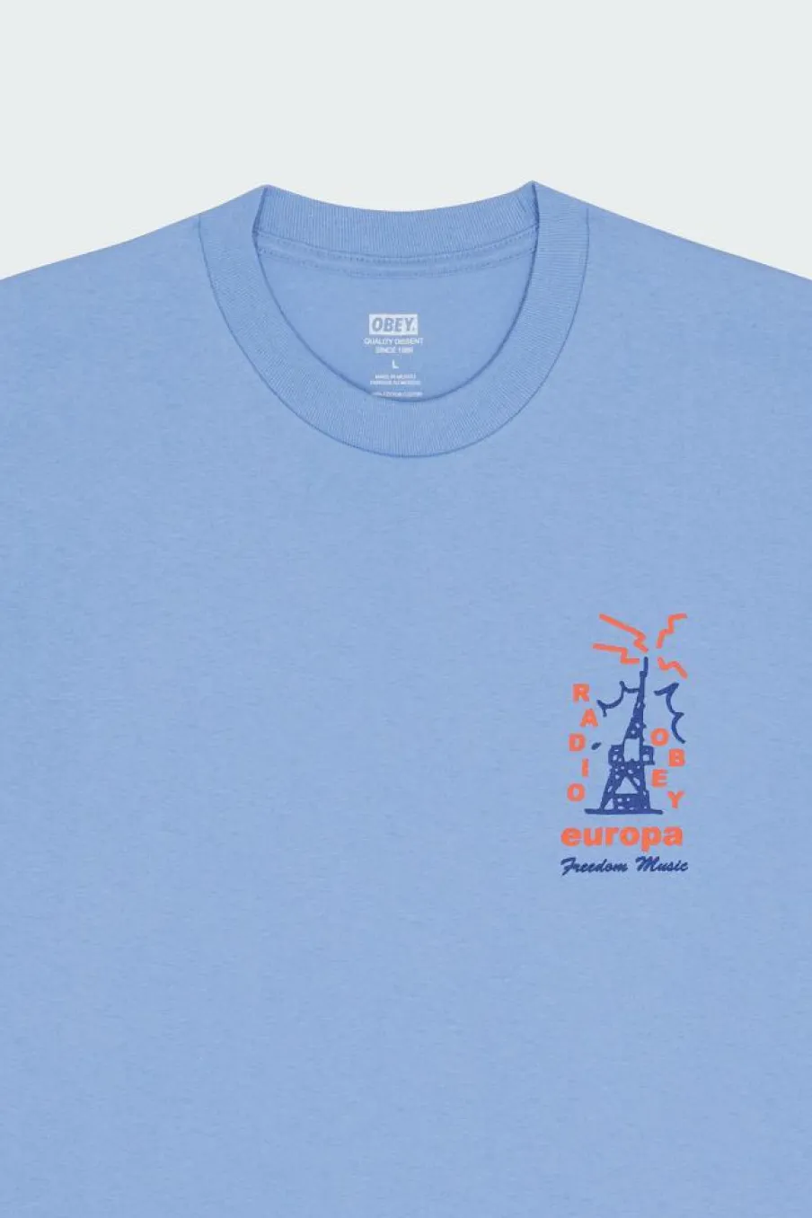RADIO EUROPA - T-shirt | Violet*OBEY Discount