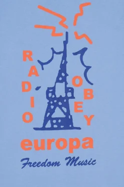 RADIO EUROPA - T-shirt | Violet*OBEY Discount