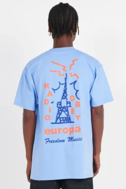 RADIO EUROPA - T-shirt | Violet*OBEY Discount