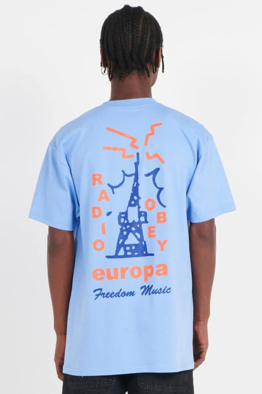 RADIO EUROPA - T-shirt | Violet*OBEY Discount