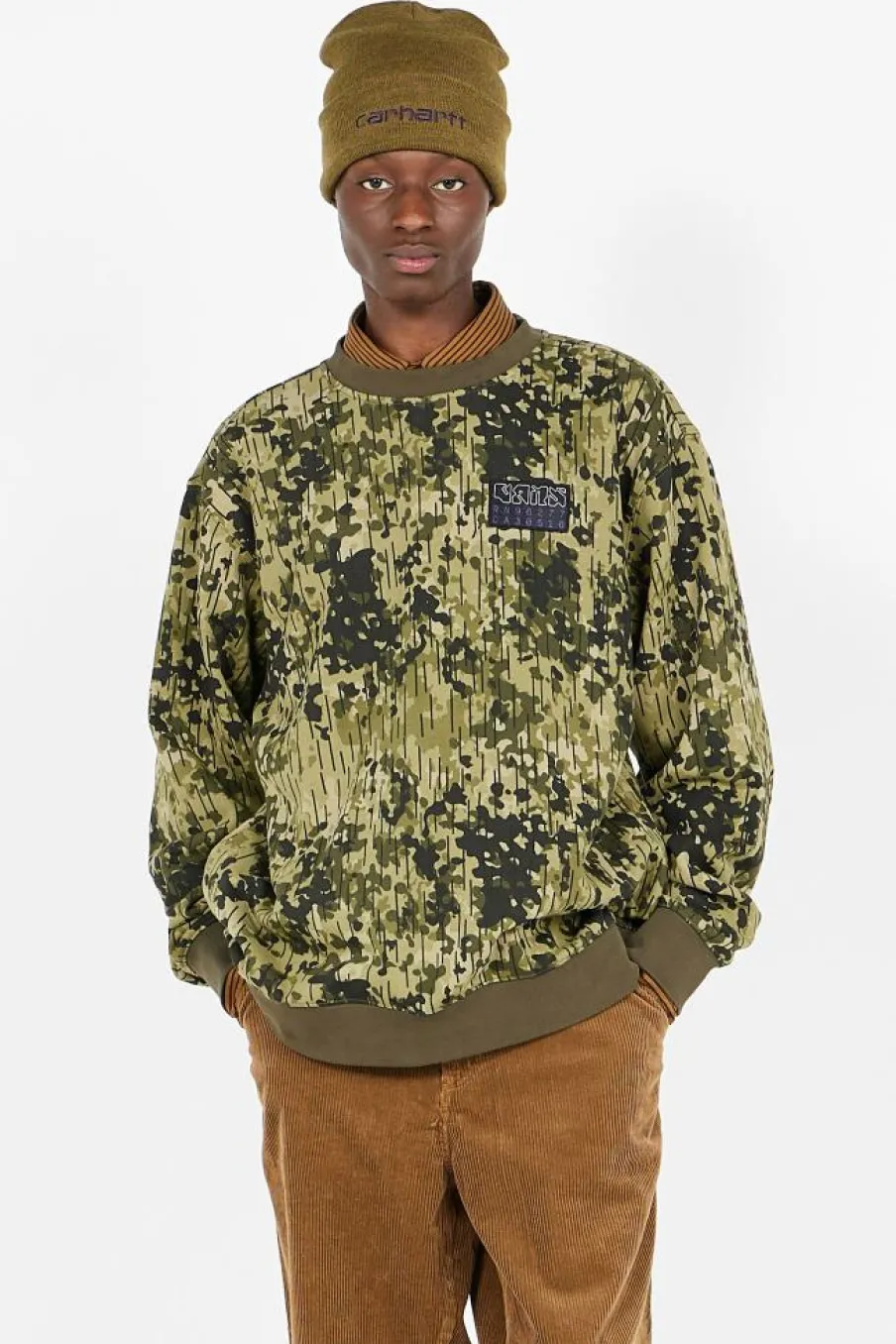RAIN CAMO CREW - Sweatshirt | Vert*VANS Sale