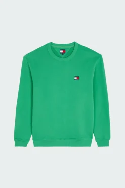 REG BADGE CREW - Sweatshirt | Vert*TOMMY JEANS Online