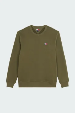 REG BADGE CREW - Sweatshirt | Vert*TOMMY JEANS