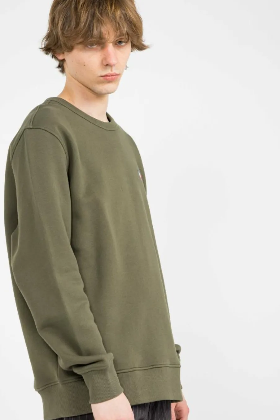 REG BADGE CREW - Sweatshirt | Vert*TOMMY JEANS
