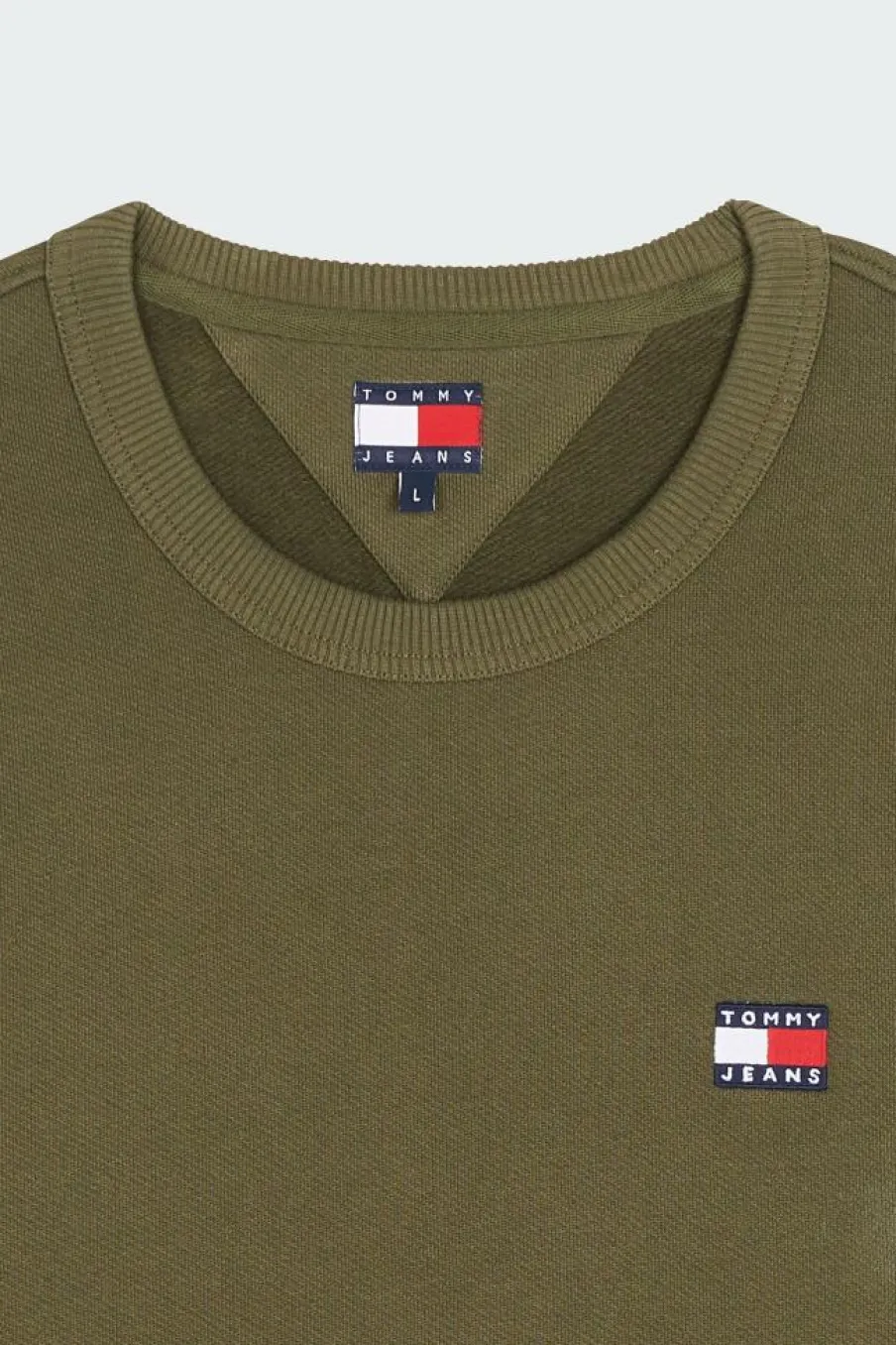 REG BADGE CREW - Sweatshirt | Vert*TOMMY JEANS