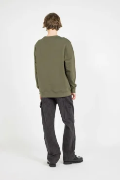 REG BADGE CREW - Sweatshirt | Vert*TOMMY JEANS