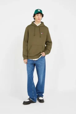 REG BADGE HOODIE - Hoodie | Vert*TOMMY JEANS