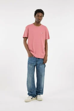 REG BADGE TEE EX - T-shirt | Rose*TOMMY JEANS New