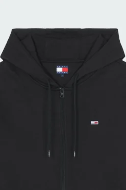 REG S FLAG ZIP T - Hoodie zippé | Noir*TOMMY JEANS Best