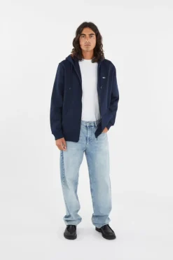 REG S FLAG ZIP T - Hoodie zippé | Bleu*TOMMY JEANS Discount