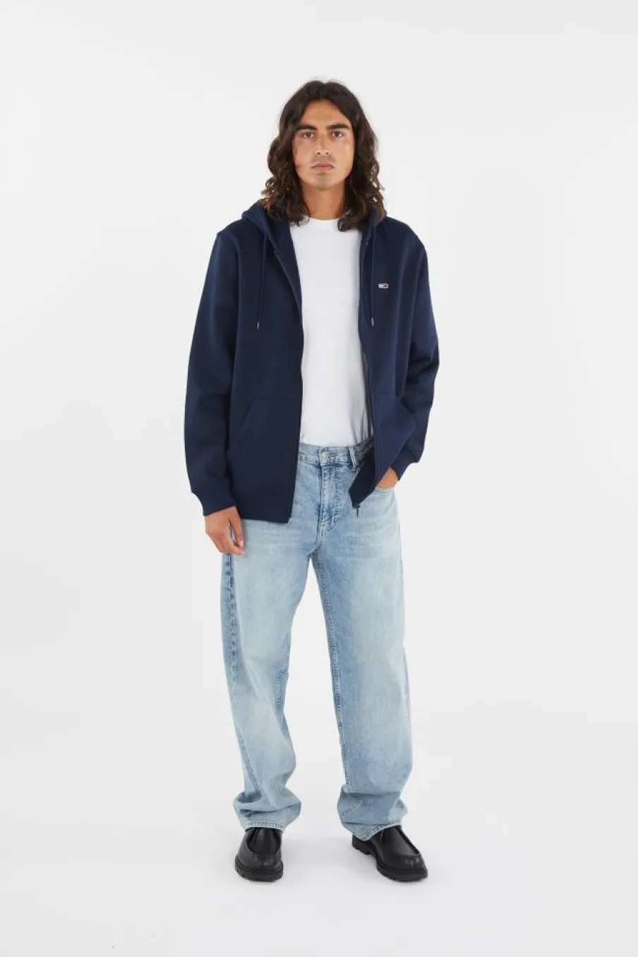 REG S FLAG ZIP T - Hoodie zippé | Bleu*TOMMY JEANS Discount