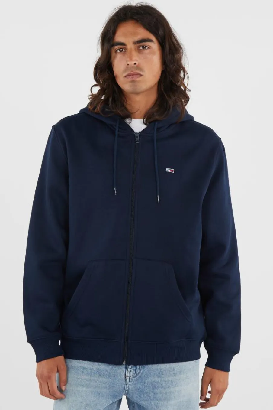 REG S FLAG ZIP T - Hoodie zippé | Bleu*TOMMY JEANS Discount