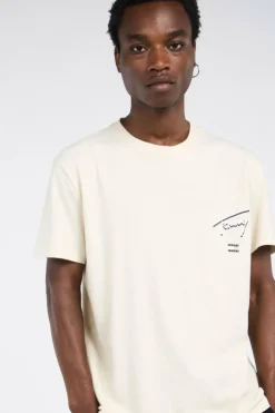 REG SIGNATURE CI - T-shirt | Beige*TOMMY JEANS Hot
