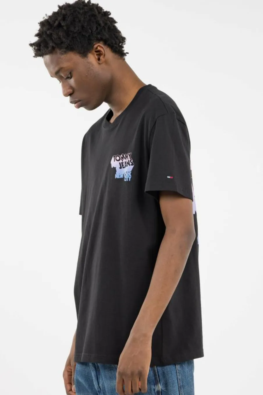 REG STACK BACKPR - T-shirt | Noir*TOMMY JEANS Sale